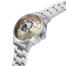 Load image into Gallery viewer, Heritor Automatic Oscar Semi-Skeleton Bracelet Watch - Champagne/Silver - HERHS1013