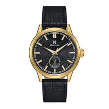 Load image into Gallery viewer, Heritor Automatic Argento Leather-Band Watch - Gold/Black - HERHS3803