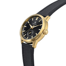 Load image into Gallery viewer, Heritor Automatic Argento Leather-Band Watch - Gold/Black - HERHS3803