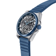 Load image into Gallery viewer, Heritor Automatic Romero Leather-Band Watch - Silver/Blue/Blue - HERHS3904