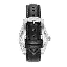 Load image into Gallery viewer, Heritor Automatic Elliott Leather-Band Watch - Silver/Black/Black - HERHS4002