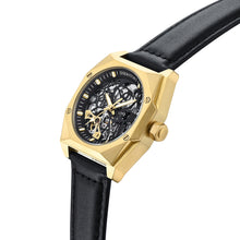 Load image into Gallery viewer, Heritor Automatic Elliott Leather-Band Watch - Rose Gold/Black - HERHS4004