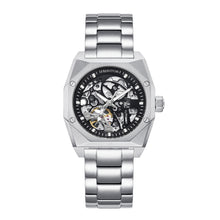 Load image into Gallery viewer, Heritor Automatic Elliott Stainless Steel-Band Watch - Silver/Black/Silver - HERHS4006