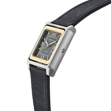 Load image into Gallery viewer, Heritor Automatic Esteban Leather Band Watch - Black/Gold/Silver - HERHS4202