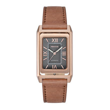 Load image into Gallery viewer, Heritor Automatic Esteban Leather Band Watch - Rose Gold/Brown - HERHS4205