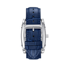 Load image into Gallery viewer, Heritor Automatic Valentin Leather-Band Watch w/Date - Silver/Blue - HERHS4403