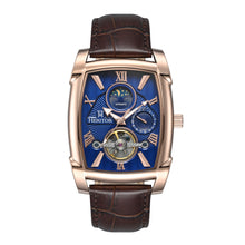 Load image into Gallery viewer, Heritor Automatic Valentin Leather-Band Watch w/Date - Rose Gold/Brown - HERHS4404
