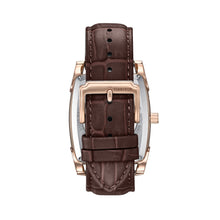 Load image into Gallery viewer, Heritor Automatic Valentin Leather-Band Watch w/Date - Rose Gold/Brown - HERHS4404