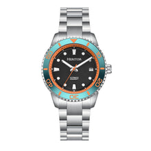 Load image into Gallery viewer, Heritor Automatic Bexley Stainless Steel-Band Watch - Aqua/Black - HERHS4502