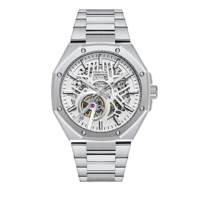 Heritor Automatic Titan Stainless Steel-Band Watch - HERHS4601