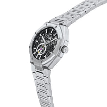 Load image into Gallery viewer, Heritor Automatic Titan Stainless Steel-Band Watch - Silver/Black - HERHS4602