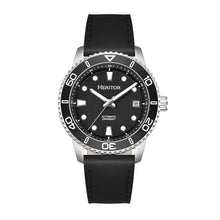 Load image into Gallery viewer, Heritor Automatic Marshall Leather-Band Watch - Black - HERHS4702