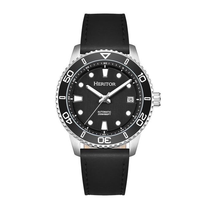 Heritor Automatic Marshall Leather-Band Watch - HERHS4702
