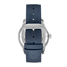 Load image into Gallery viewer, Heritor Automatic Marshall Leather-Band Watch - Blue - HERHS4703