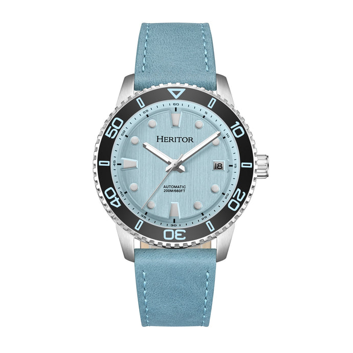 Heritor Automatic Marshall Leather-Band Watch - HERHS4704