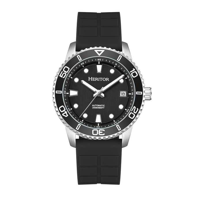 Heritor Automatic Marshall Leather-Band Watch - HERHS4706