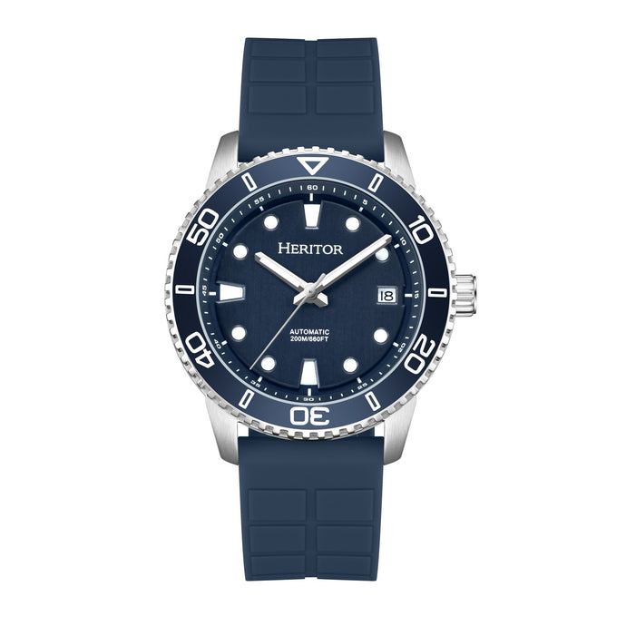 Heritor Automatic Marshall Leather-Band Watch - HERHS4707