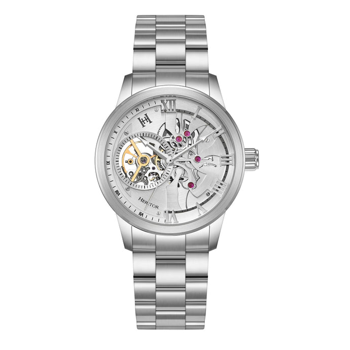 Heritor Automatic August Stainless Steel-Band Watch - HERHS4802