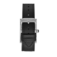 Load image into Gallery viewer, Heritor Automatic Ramses Leather-Band Watch - Silver/Black - HERHS4901