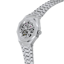 Load image into Gallery viewer, Heritor Automatic Augustine Stainless Steel-Band Watch - Silver/White - HERHS5001