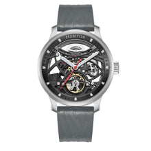 Load image into Gallery viewer, Heritor Automatic Marcell Leather-Band Watch - Silver/Grey - HERHS5102
