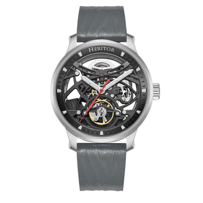 Heritor Automatic Marcell Leather-Band Watch - HERHS5102