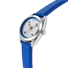 Load image into Gallery viewer, Heritor Automatic Symphony Leather-Band Watch - Silver/Blue - HERHS5203