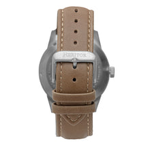 Load image into Gallery viewer, Heritor Automatic Jonas Leather-Band Skeleton Watch - Silver/Grey - HERHR9504