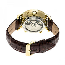 Load image into Gallery viewer, Heritor Automatic Edmond Leather-Band Watch w/Date - Gold/Silver - HERHR6203
