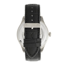 Load image into Gallery viewer, Heritor Automatic Gregory Semi-Skeleton Leather-Band Watch - Black - HERHR8102