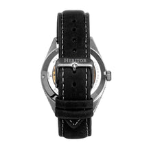 Load image into Gallery viewer, Heritor Automatic Ashton Leather-Band Watch w/Date - Black - HERHS1403