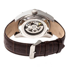 Load image into Gallery viewer, Heritor Automatic Daniels Semi-Skeleton Leather-Band Watch - Silver - HERHR7404

