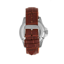 Load image into Gallery viewer, Heritor Automatic Lucius Leather-Band Watch w/Date - Silver/Brown - HERHR7808