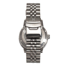 Load image into Gallery viewer, Heritor Automatic Dominic Bracelet Watch w/Date - Blue&Orange/Silver - HERHR9802