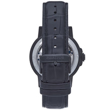 Load image into Gallery viewer, Heritor Automatic Xander Semi-Skeleton Leather-Band Watch - Black - HERHS2405
