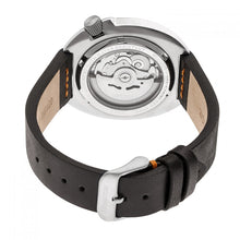 Load image into Gallery viewer, Heritor Automatic Morrison Leather-Band Watch w/Date - Silver/Black-Orange - HERHR7602