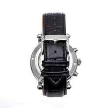 Load image into Gallery viewer, Heritor Automatic Barnsley Semi-Skeleton Leather-Band Watch - Silver/Black - HERHS1802