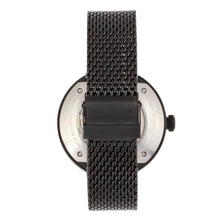 Load image into Gallery viewer, Heritor Automatic Jasper Skeleton Bracelet Watch - Black - HERHR8702
