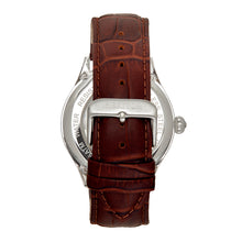 Load image into Gallery viewer, Heritor Automatic Hayward Semi-Skeleton Leather-Band Watch - Silver/Navy - HERHR9403
