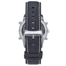 Load image into Gallery viewer, Heritor Automatic Wilhelm Semi-Skeleton Leather-Band Watch w/Day/Date - Black - HERHS2105
