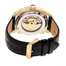 Load image into Gallery viewer, Heritor Automatic Helmsley Semi-Skeleton Bracelet Watch - Gold/Black- HERHR5007