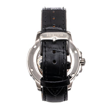 Load image into Gallery viewer, Heritor Automatic Theo Semi-Skeleton Leather-Band Watch - Black - HERHS1702