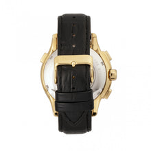 Load image into Gallery viewer, Heritor Automatic Hudson Semi-Skeleton Leather-Band Watch w/Day/Date - Black/Gold - HERHR7503