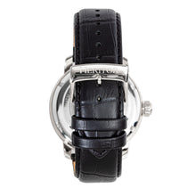 Load image into Gallery viewer, Heritor Automatic Maxim Semi-Skeleton Leather-Band Watch - Silver - HERHR8601
