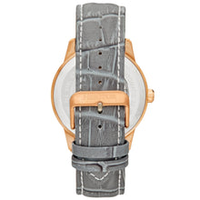 Load image into Gallery viewer, Heritor Automatic Davies Semi-Skeleton Leather-Band Watch - Rose Gold/Gray - HERHS2505