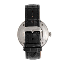 Load image into Gallery viewer, Heritor Automatic Jasper Skeleton Leather-Band Watch - Silver/White - HERHR8703