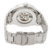Load image into Gallery viewer, Heritor Automatic Crew Semi-Skeleton Bracelet Watch - Silver - HERHR7001

