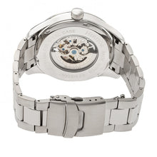Load image into Gallery viewer, Heritor Automatic Crew Semi-Skeleton Bracelet Watch - Silver - HERHR7001