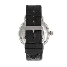 Load image into Gallery viewer, Heritor Automatic Mattias Leather-Band Watch w/Date - Silver/Black - HERHR8402
