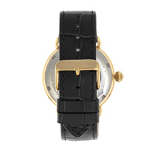 Load image into Gallery viewer, Heritor Automatic Mattias Leather-Band Watch w/Date - Gold/Black - HERHR8404